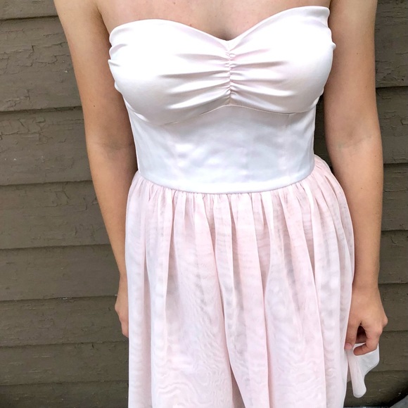 NWT! Delia’s strapless tulle dress in blush! - Picture 2 of 6
